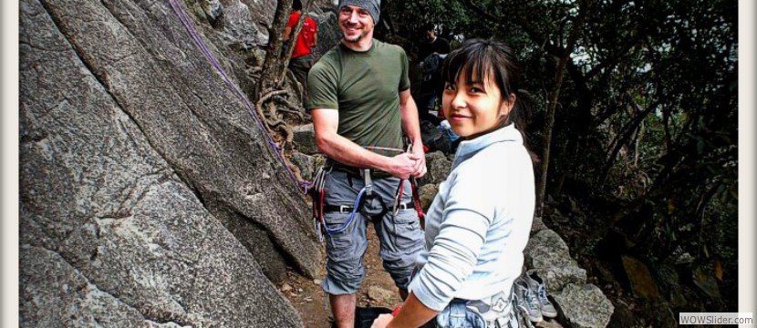 Climbing in Hong Kong 